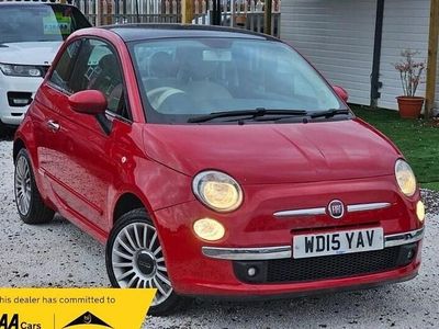 Used Fiat 500 Lounge 69 HP (50 kW) 2015 Red Hatchback
