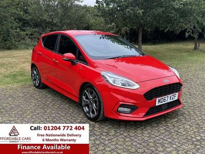 Red Used 2018 Ford Fiesta ST-Line Hatchback | £8,495 (Fair price)