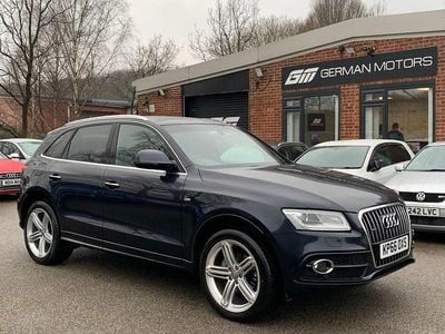Used Audi Q5 S-line plus 190 HP (139 kW) 2016 Blue SUV