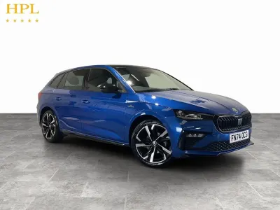 Used Skoda Scala Monte Carlo 116 HP (85 kW) 2024 Blue Hatchback