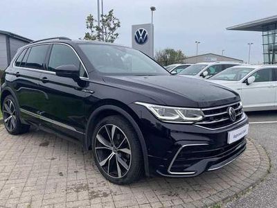 Used VW Tiguan R-line 150 HP (110 kW) 2021 Black SUV