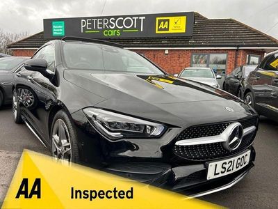 Usado Mercedes CLA180 AMG line 136 HP (100 kW) 2021 Preto Sedan