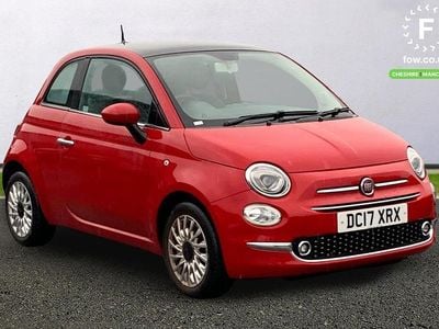 Red Used 2017 Fiat 500 Lounge Hatchback | £8,199 (Fair price)