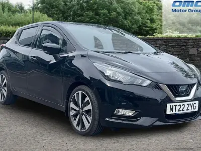 Used Nissan Micra Tekna 92 HP (67 kW) 2022 Black Hatchback