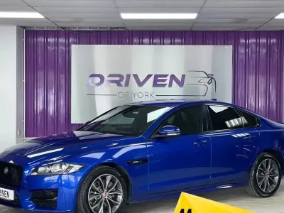 Used Jaguar XF R-Sport 180 HP (132 kW) 2019 Blue Sedan