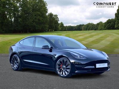 Black Used 2022 Tesla Model 3 Performance Sedan | £26,950 (A bit pricey)