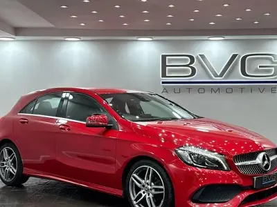 Używany Mercedes A200 AMG Line Premium 136 KM (100 kW) 2018 Czerwony Hatchback