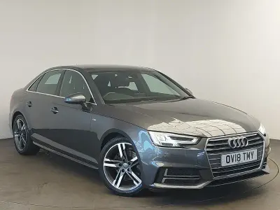 Used Audi A4 S-Line 150 HP (110 kW) 2018 Grey Sedan