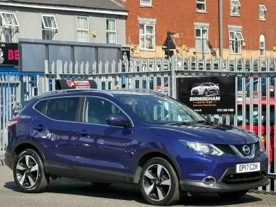 Used Nissan Qashqai N-Connecta 110 HP (80 kW) 2017 Blue SUV