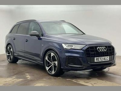 Blue Used 2022 Audi Q7 Black Edition SUV | £40,990 (Fair price)