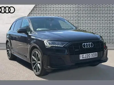 Used Audi Q7 Black Edition 286 HP (210 kW) 2020 Black SUV