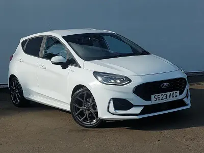 Used Ford Fiesta ST-Line 125 HP (91 kW) 2023 White Hatchback