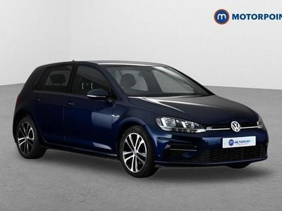 Used VW Golf VII R-line 2017 Blue Hatchback