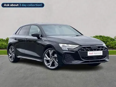 Used Audi A3 Sportback Black Edition 150 HP (110 kW) 2025 Black Hatchback