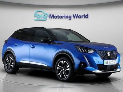 Used Peugeot e-2008 GT 98 kW (134 HP) 2022 Blue SUV