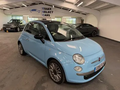 Used Fiat 500 S 69 HP (50 kW) 2015 Blue Hatchback