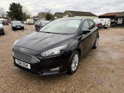 Black Used 2018 Ford Focus Zetec Hatchback | £7,995