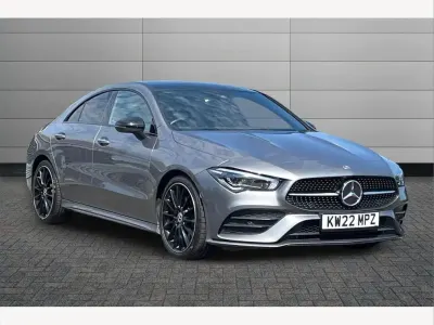 Used Mercedes CLA220 AMG Line Premium Plus 187 HP (137 kW) 2022 Grey Coupe