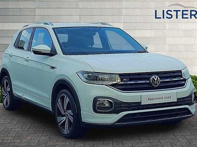 White Used 2020 VW T-Cross R-line SUV | £15,485 (A bit pricey)