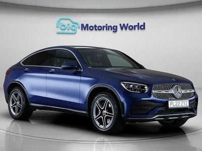 Used Mercedes GLC220 AMG line 194 HP (142 kW) 2022 Blue Coupe