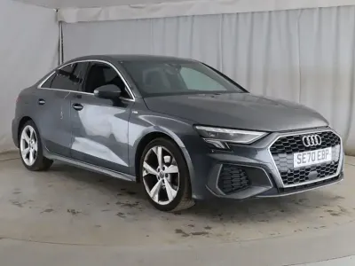 Used Audi A3 S-Line 150 HP (110 kW) 2020 Grey Sedan