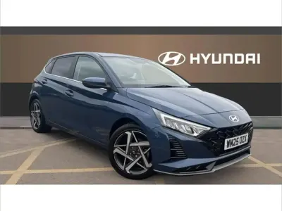 Begagnad Hyundai i20 Premium 100 HK (73 kW) 2025 Blå Halvkombi