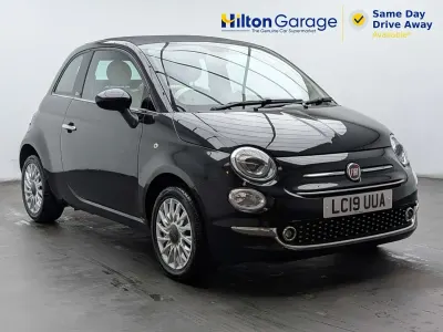 Used Fiat 500C Lounge 2019 Black Cabriolet