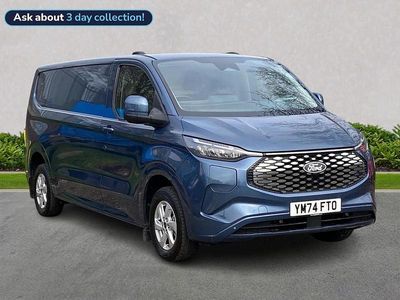 Used Ford E-Transit Limited 100 kW (136 HP) 2024 Blue Van