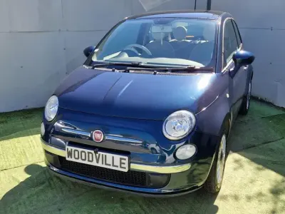 Used Fiat 500 Lounge 69 HP (50 kW) 2013 Blue Hatchback