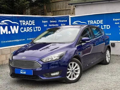 Used Ford Focus Titanium 2016 Blue Hatchback
