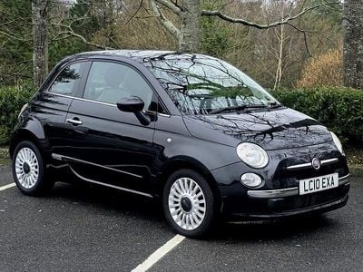 Black Used 2010 Fiat 500 Lounge Hatchback | £3,795 (Fair price)