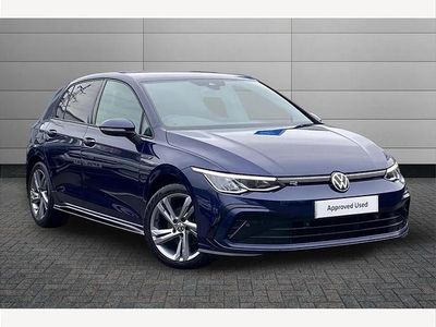 Used VW Golf VIII R-line 147 HP (108 kW) 2021 Blue Hatchback
