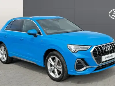 Used Audi Q3 S-Line 230 HP (169 kW) 2019 Blue SUV