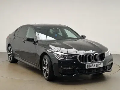 Used BMW 740L M Sport 320 HP (235 kW) 2018 Black Sedan