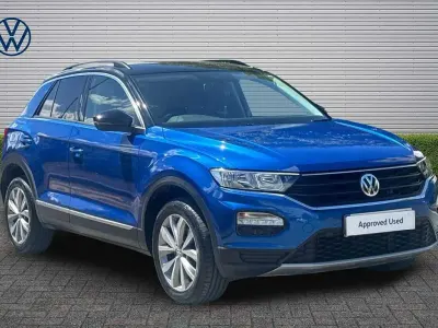Used VW T-Roc Design 150 HP (110 kW) 2020 Blue SUV