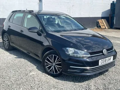 Used VW Golf VII SE 110 HP (80 kW) 2018 Black Hatchback