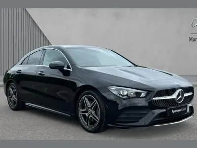 Used Mercedes CLA180 AMG Line Premium 134 HP (98 kW) 2022 Black Coupe