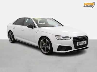 Used Audi A4 Black Edition 150 HP (110 kW) 2019 White Sedan
