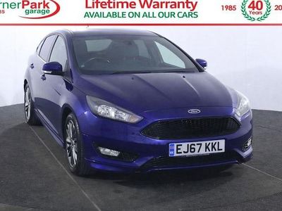 Used Ford Focus ST-Line 140 HP (102 kW) 2017 Blue Hatchback