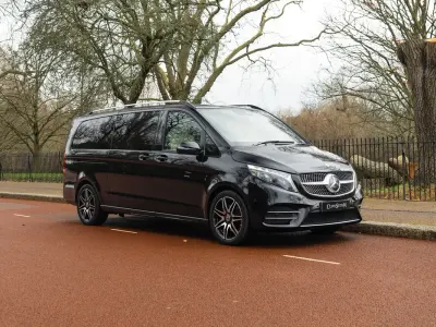 Used Mercedes V300 AMG line 2023 Black MPV