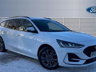 White Used 2023 Ford Focus ST-Line Estate | £16,337 (Fair price)