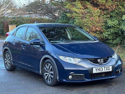 Blue Used 2013 Honda Civic ES Hatchback | £4,690 (Fair price)
