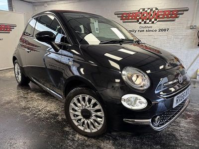 Used Fiat 500 Lounge 69 HP (50 kW) 2016 Black Cabriolet