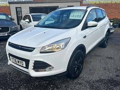 White Used 2016 Ford Kuga Zetec SUV | £8,395 (Fair price)