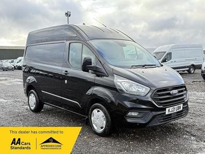 Used Ford Transit Custom Trend 105 HP (77 kW) 2021 Black Van