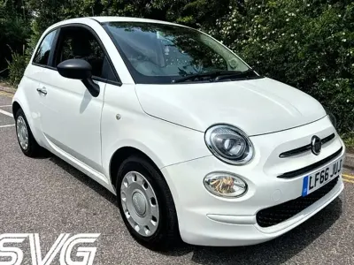 Used Fiat 500 Pop 69 HP (50 kW) 2016 White Hatchback