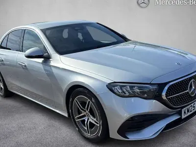 Used Mercedes E200 AMG line 204 HP (150 kW) 2025 Silver Sedan