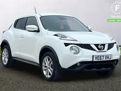 Used Nissan Juke N-Connecta 116 HP (85 kW) 2017 White SUV