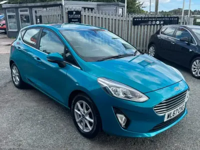 Used Ford Fiesta Zetec 100 HP (73 kW) 2018 Blue Hatchback
