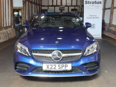 Used Mercedes C300 AMG Line Premium 2018 Blue Cabriolet